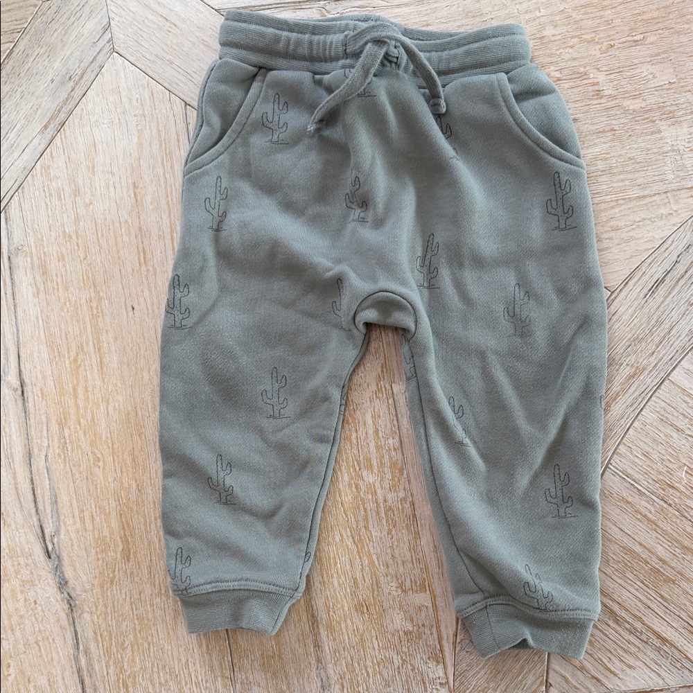 Rylee + Cru Mixed Baby/Toddler Pants Set - Sage, Cream, Rust - Picture 14 of 15